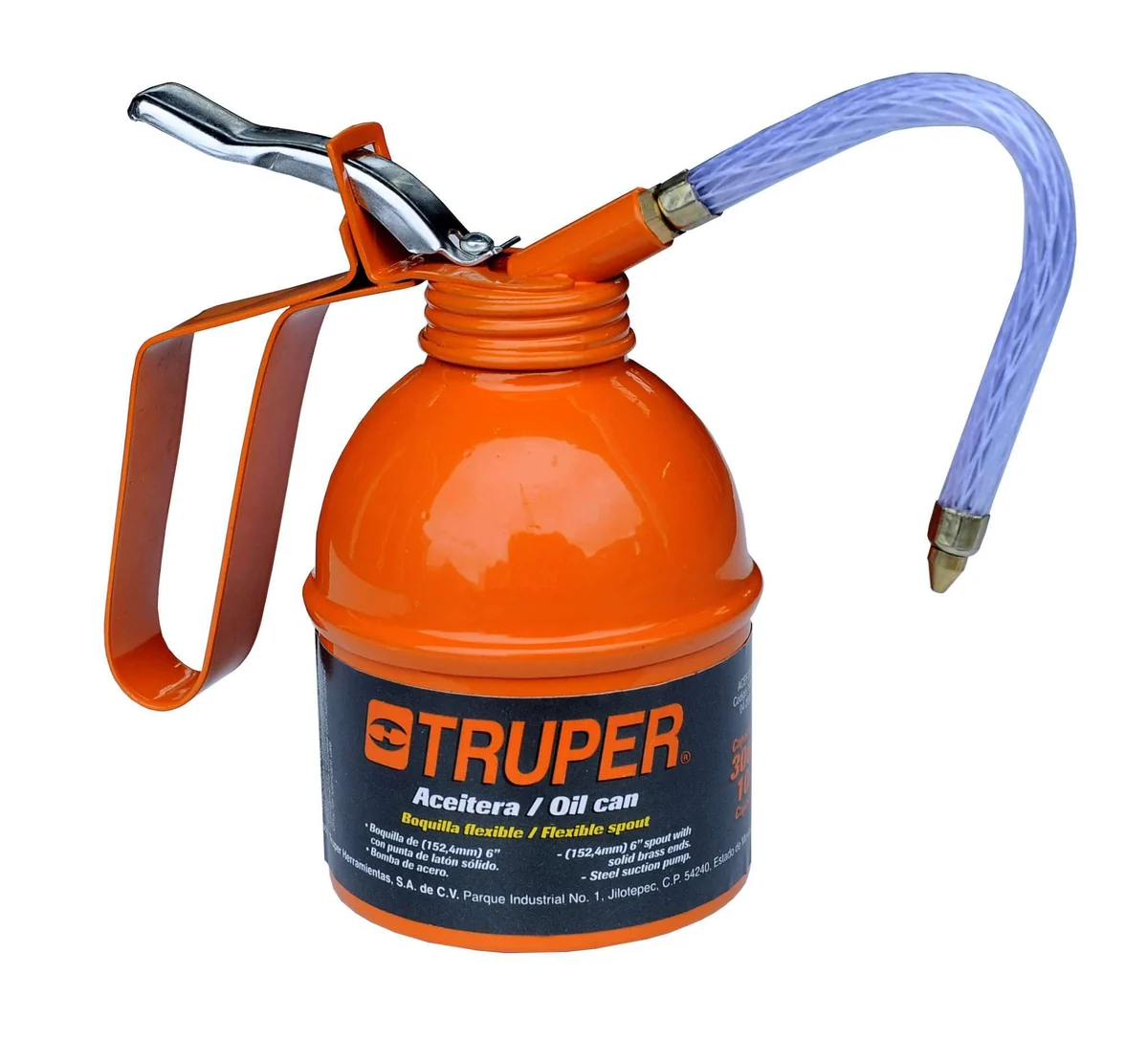 Truper 500ml Oil Can complete with Flexi Spout/Oiler