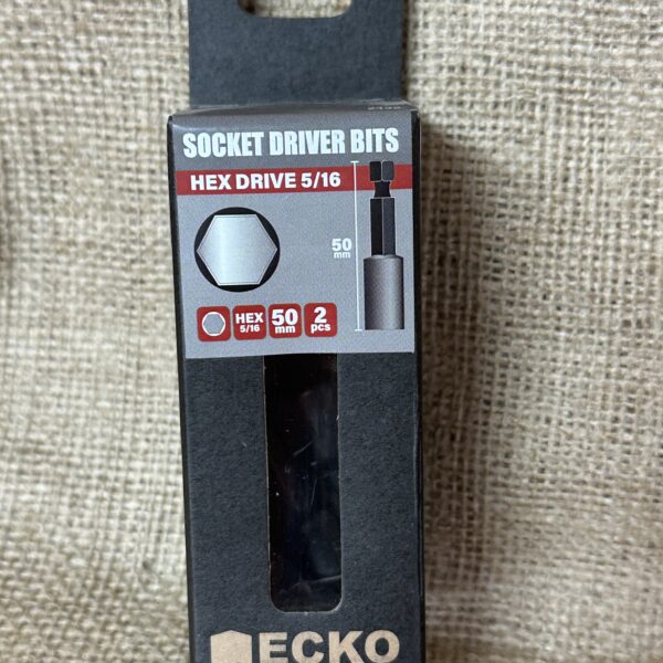 Ecko Hex Driver 5/16 - (for 10g & 12g) 2 Pack