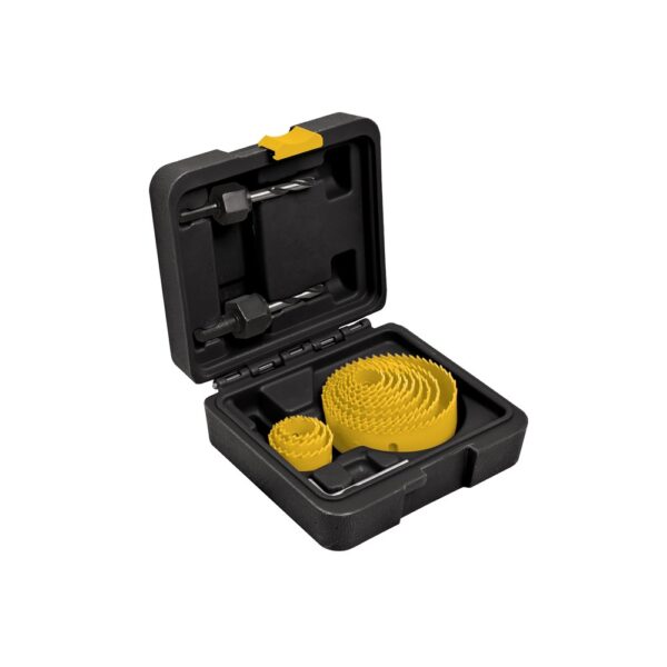 Pretul 15pc Carbon Steel Hole Saw Kit 19-75mm