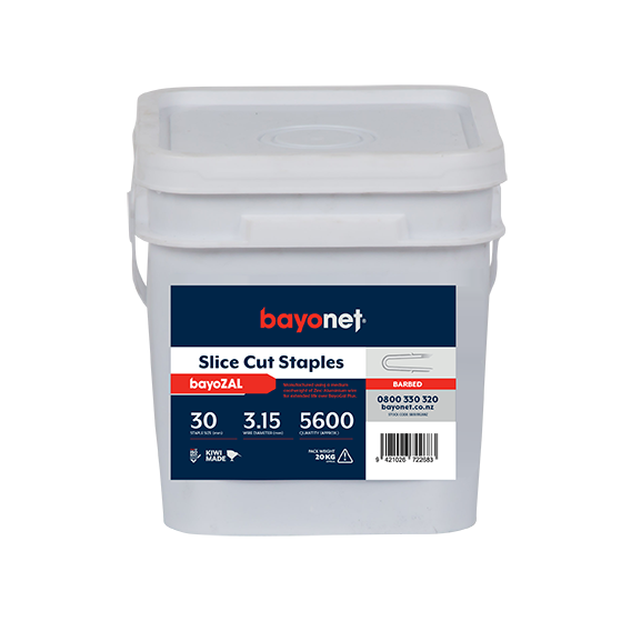 Bayonet Staple Barbed 30 x 3.15mm Galvanised - 5kg - Image 2
