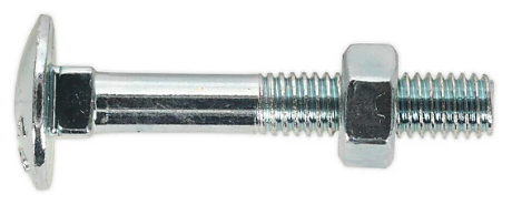 Fortress Fasteners - Coach Bolt Zinc M6