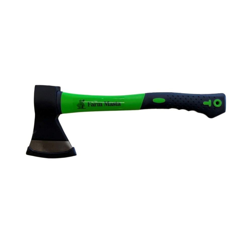 Felling Axe / Hatchet - Reinforced Fibreglass Handle 1KG Carbon Steel Head