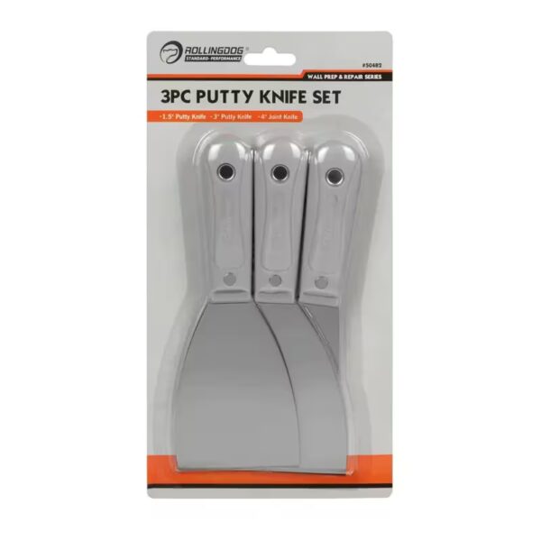 Rolling Dog 3 pce Putty Knife
