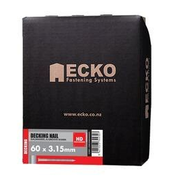 Ecko Decking Nails 65 x 3.15mm, 5kg Galvanised